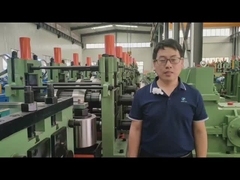 Fette Schnelligkeit Stahlrohr Produktionslinie PLC gesteuert Indoor ERW Tube Mill 600KW Leistung