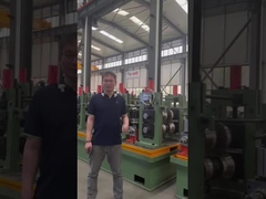 Rohrverarbeitungsmaschine aus Kohlenstoffstahl 12M Rohrherstellungsmaschine mit PLC-Steuerung