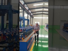 Hocheffiziente ERW Stahlrohrmaschine 6-32 mm OD PLC-Steuerung