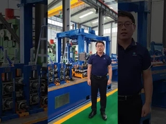 Präzisionsrohrwerk für Kohlenstoffstahl mit ERW-Schweißen 80 m/min