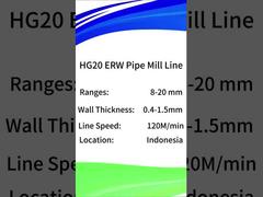 Hochfrequenzgeschweißte Rohrmühle mit Wasserkühlsystem