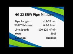Stellen Sie Ihnen die Carbonstahlrohr-Walzmaschine 500 kW 70 m/min vor