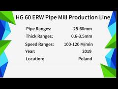 Hochfrequenzgeschweißte Rohrmühle aus Kohlenstoffstahl