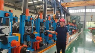 ERW Tube Mill Hochfrequenz-Schweißrohrmaschine für die Herstellung von quadratischen, rechteckigen, runden Rohren