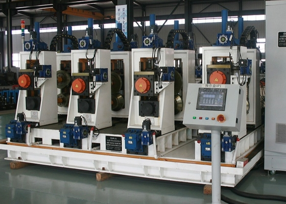 Geschwindigkeit 0-80 m/min Vollautomatische Kaltbiegemaschine 30 x 50 mm Erw-Rohrmühle