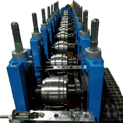 ERW Kohlenstoffstahl Geschweißtes Rohrwerk / 15-60 mm Rohrmühlen Ausrüstung