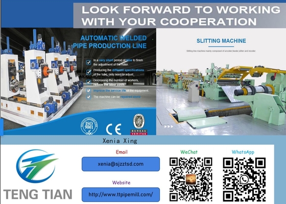 PLC-Steuerung Cnc Hochpräzision produzieren Rohrmaschine automatische Rohrmühle