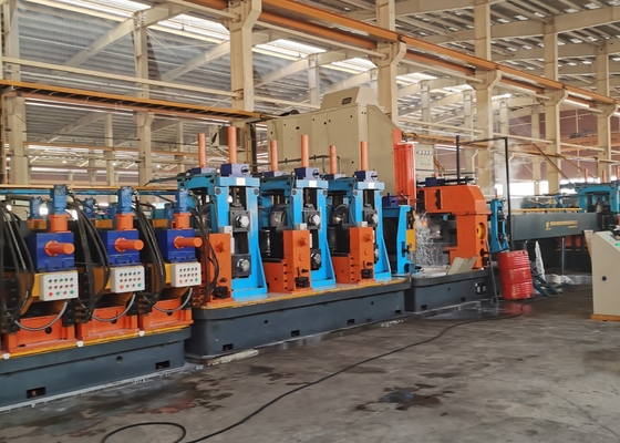 HG273 Dicke 2-4mm Galvanisiertes Kohlenstoffstahl Schweißrohr Quadratrohrmühle