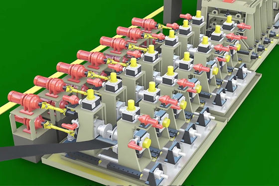 250x250mm Hochpräzision Automatische Rohrmühle Kohlenstoffstahl Automatische