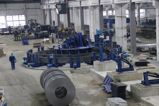 Hochfrequenzgeschweißte Rohrmühle 200x200x10mm Automatische Rohrmühle Schnellwechselrolle für Quadratrohre