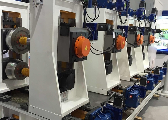 50 m/Min. Schließgeschwindigkeit ERW Rohrrohrschweißmaschine für 6-12 mm Rohrdiecke