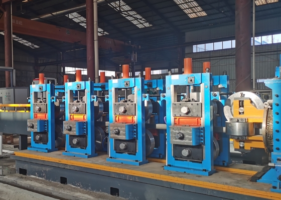 angepasste Dia 127mm Dicke 4,0Mm Einbeziehung Rollen Stahlrohr Produktionslinie