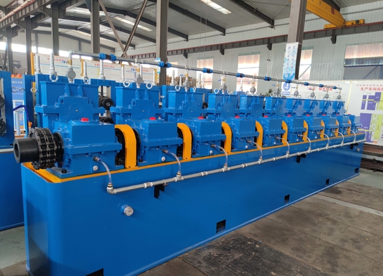 Großkapazität Rohrmaschine für 3-8mm Rohr 32-129mm Durchmesser Stahlrohr Produktionslinie