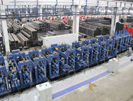 600 kW Hochgeschwindigkeitsrohrmühle Schweißprozess Stahlrohr Produktionslinie
