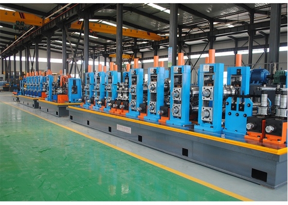 6-20 Stationen Stahlrohrmachmaschine Rohrlänge 6-12m Hochgenauigkeit Schneidlänge ±0,2mm