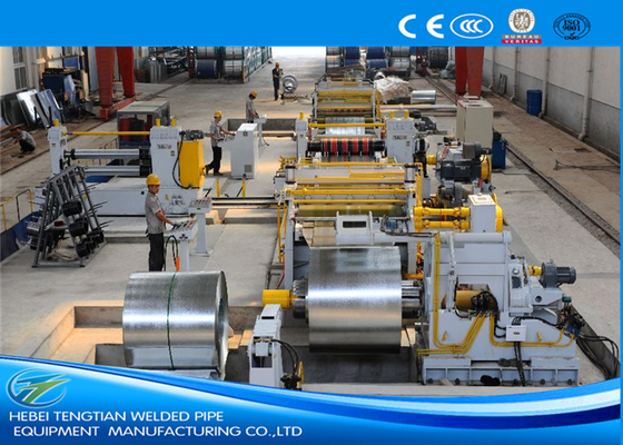 SKD11 Blade Slitter Mill Geschwindigkeit 50m / Min 250KW Leistung 440V Stahlschneidmaschine