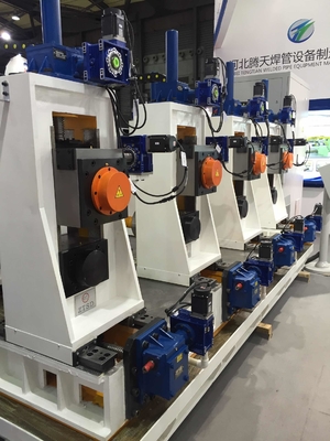 Stabile Quadratrohrmühle Rohrherstellung Elektrische Steuerung Quadrat Form 80m / Min Mühlgeschwindigkeit