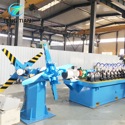 Produktionslinie für hochpräzise Stahlrohre Kohlenstoff- und Verzinkte Stahl HG50 ERW Rohrmühle