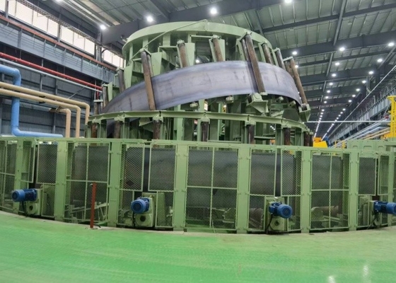 Grüne Kaltsäge 600x600 Quadratrohrmühle 9-12m Länge Hochfrequenz Schweißen 10-30m/min Geschwindigkeit