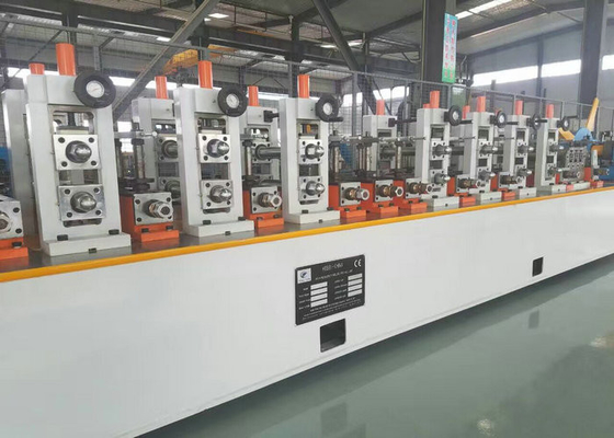 Präzisionsrohrmühle Verzinkte Stahlrohrmühle Präzisionsrohrmühle Rechteckform 100m / Min Mühlgeschwindigkeit