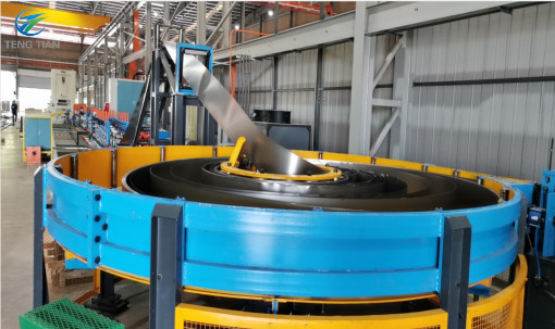 Hochfrequenz-Rohrmühle Maschine Warmgewalzte Spulenformmaschine 114mm für Rundrohr