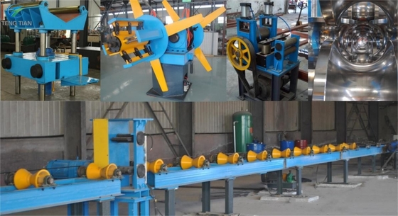 Stahlrohr-Produktionslinie Rohrmachmaschine Rohrmühle