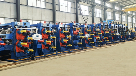 ERW Rohrmühle mit automatischem Scheren und Schweißen für Rohr aus Kohlenstoffstahl