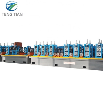 Produktionslinie für hochpräzise Stahlrohre Kohlenstoff- und Verzinkte Stahl HG50 ERW Rohrmühle