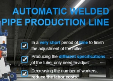 HG76 Schweißrohrmaschine oder Stahlrohr-Produktionslinie für Quadratrohr