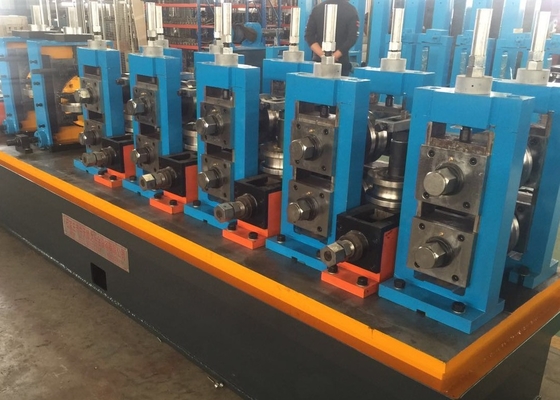 Hochpräzision Doppelradius Loch Ce Stahlrohr Produktionslinie 100m/Min