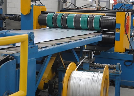 Schneidmaschine für die Schneidung von Streifen 80 m/min Metallstahl, Kohlenstoffarme Stahl