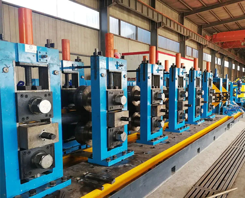 500KW 380V Leistung Hochfrequenzgeschweißte Rohrmühle Roll Forming PLC Steuerungssystem