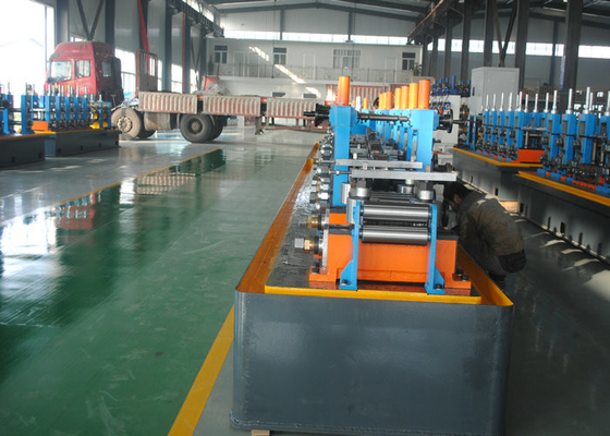 Präzisionsrohrmühle Hochfrequenz Stahlrohrmachmaschine 25-76mm Dia CE-Standard