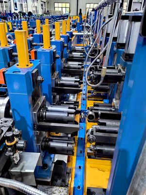 Rohrmühle Produktionslinie Kohlenstoffstahl Schweißgeräte Hochfrequenz-ERW Herstellmaschine Φ114-Φ273 Hochpräzisionsgeschweißte Rohrleitung