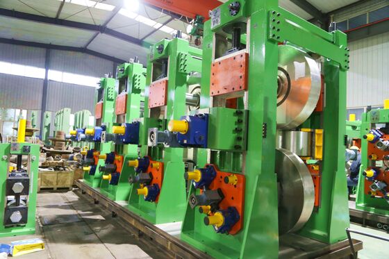 Hochfrequenz-geschweißte Rohrproduktionslinie Hochpräzisions-Rundrohrmühle für Kohlenstoffstahl 25-89mm Rohre