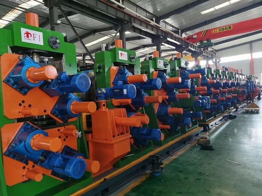 200x200mm 14,0mm Dicke hochfrequente geschweißte Rohrmühle Schnellwechsel